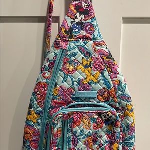 NWOT Disney Vera Bradley Sling Backpack Mickey Mouse And Friends